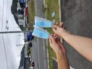 くずアイスを食べたよ