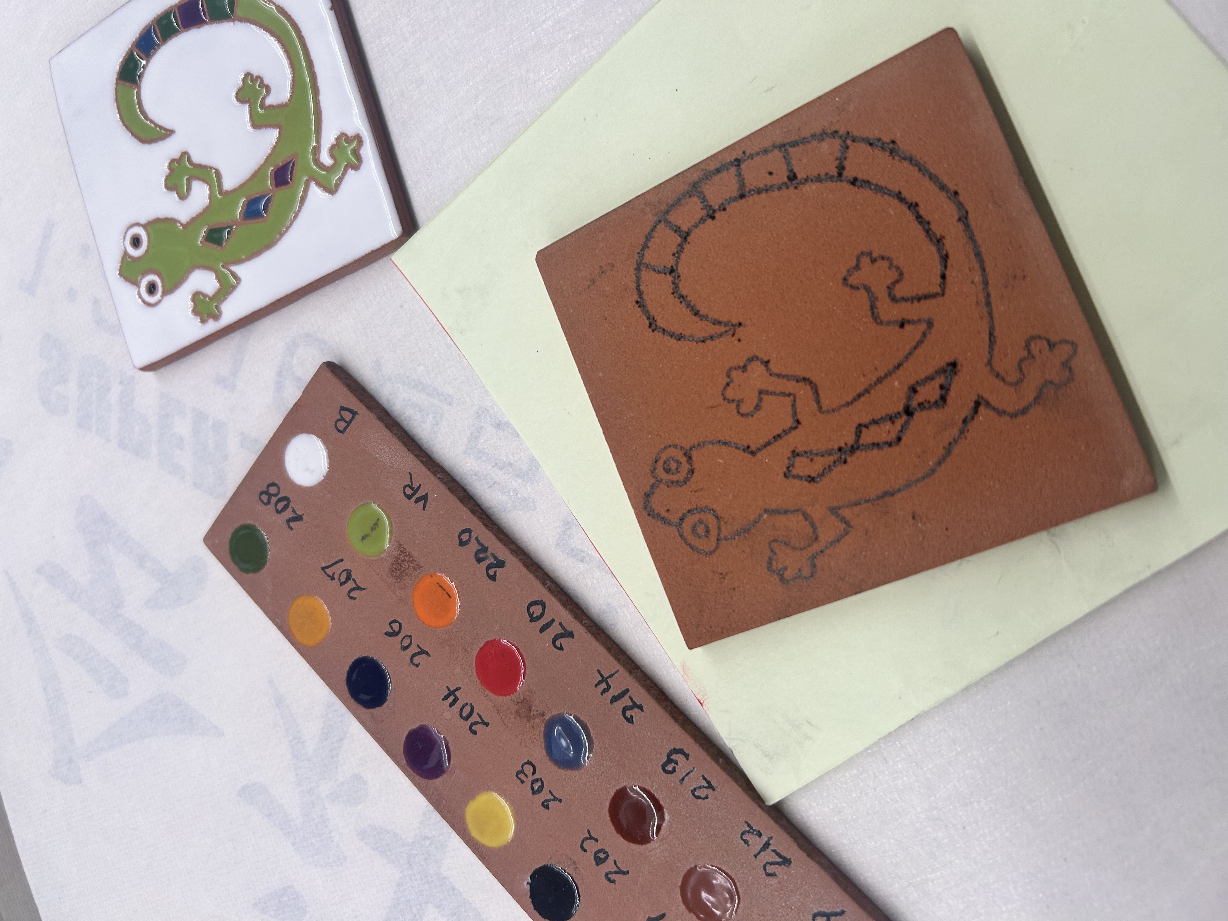 スペインタイル作り