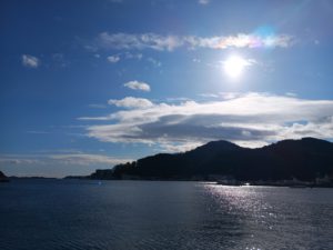 女川町での初日の出