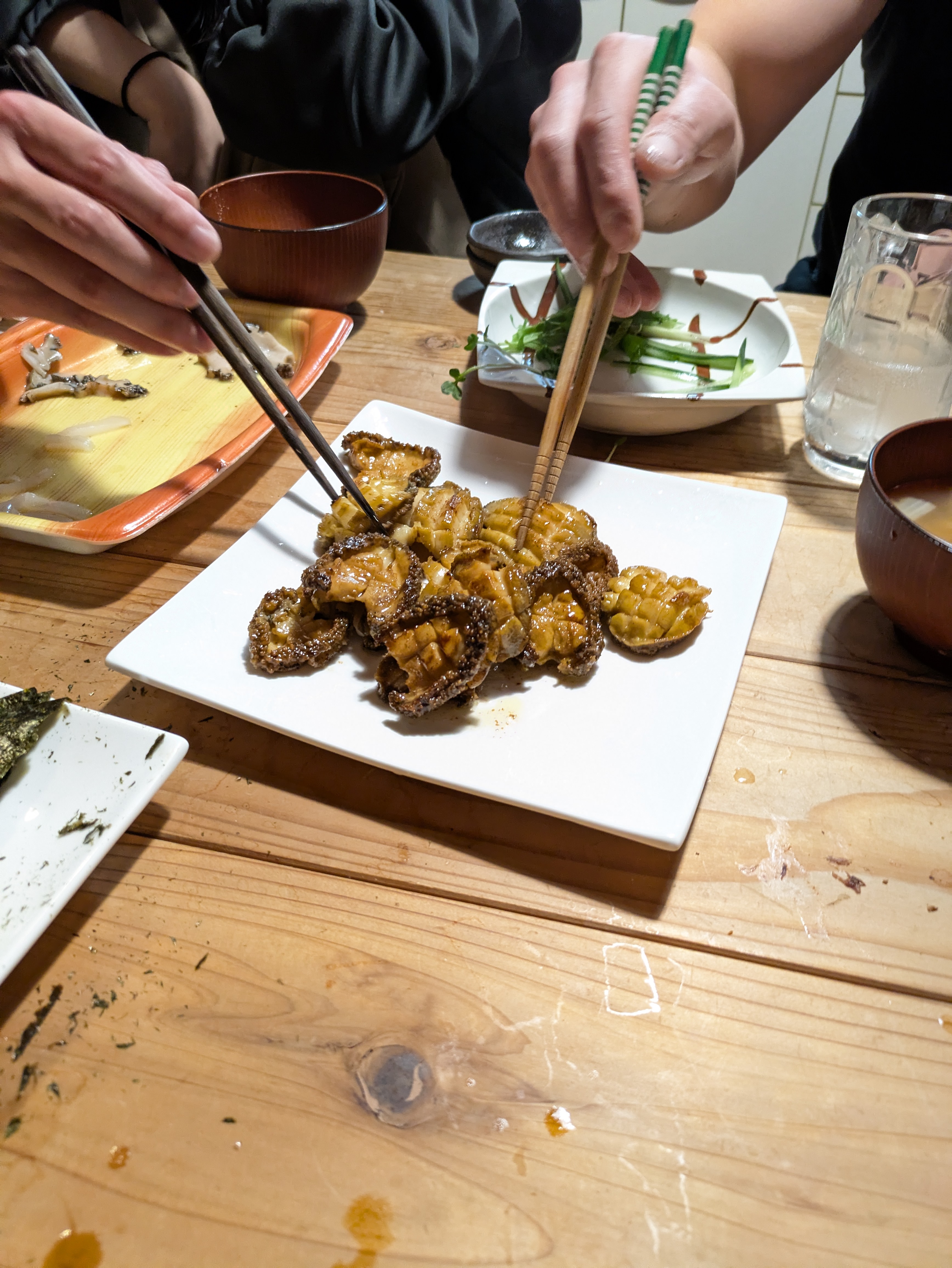 アワビをたくさん食べた罪