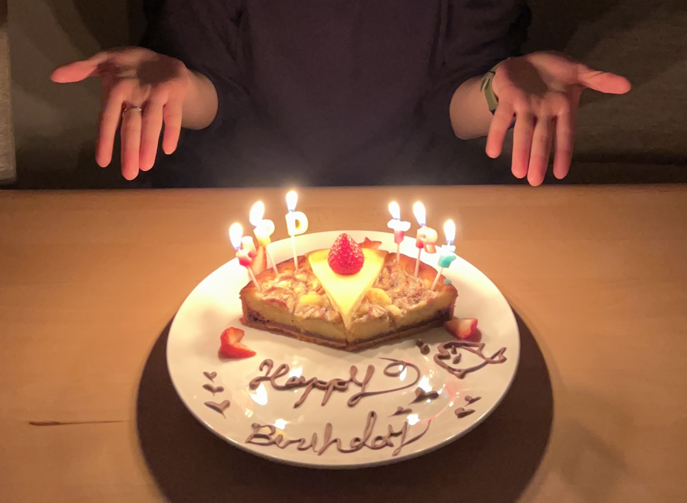 女川で誕生日を祝っていただきました…！！