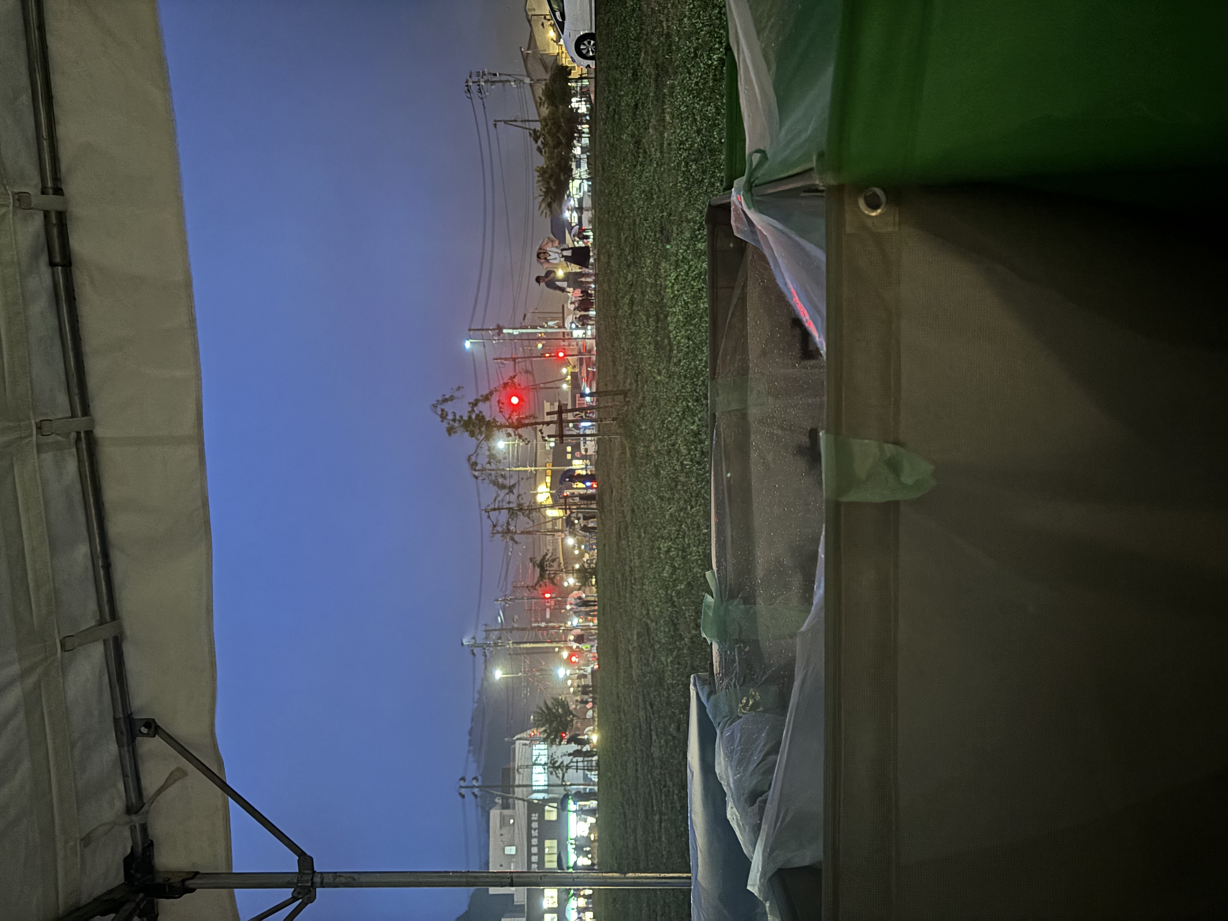 雨の女川港まつり