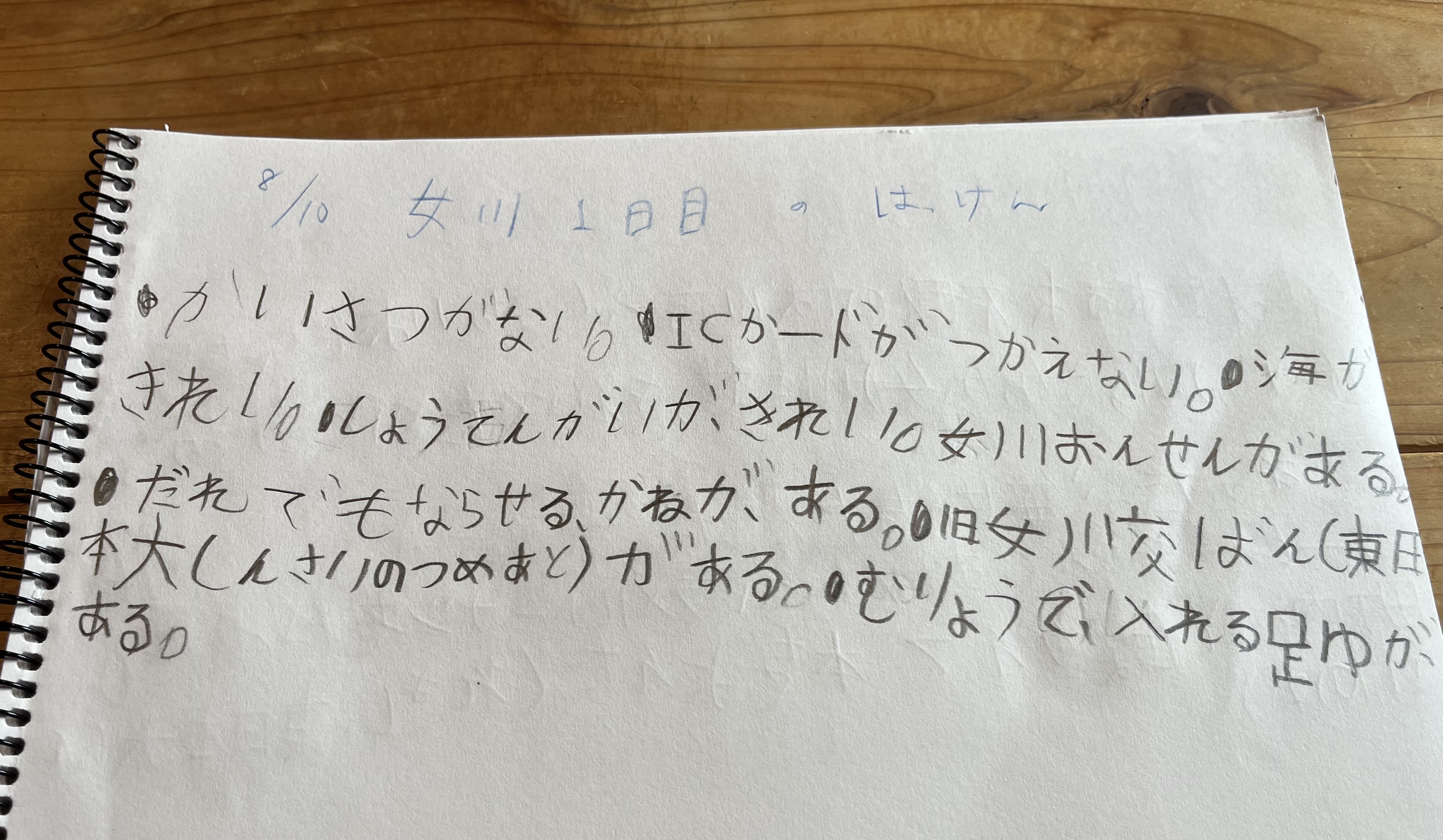 子どもの目から見た女川
